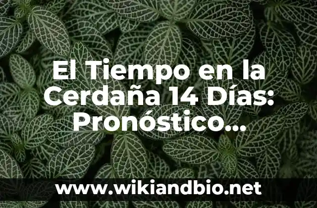 El Tiempo en la Cerdaña 14 Días: Pronóstico Detallado y Actualizado