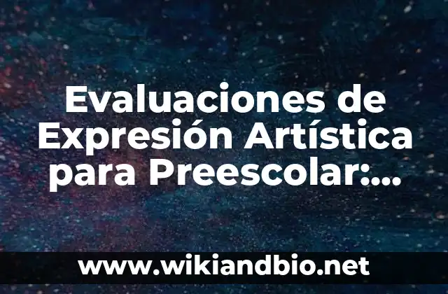 Ejemplos de Evaluación de Expresión Artística