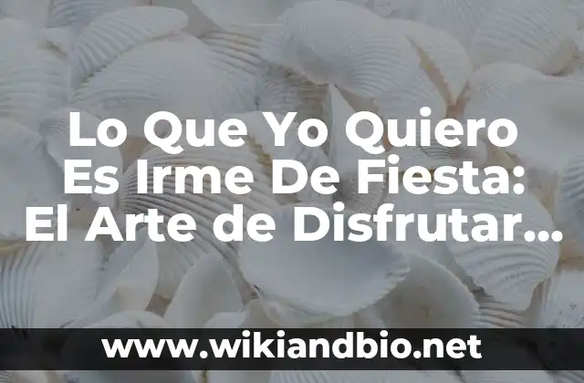 ¿Dónde Irme de Fiesta?