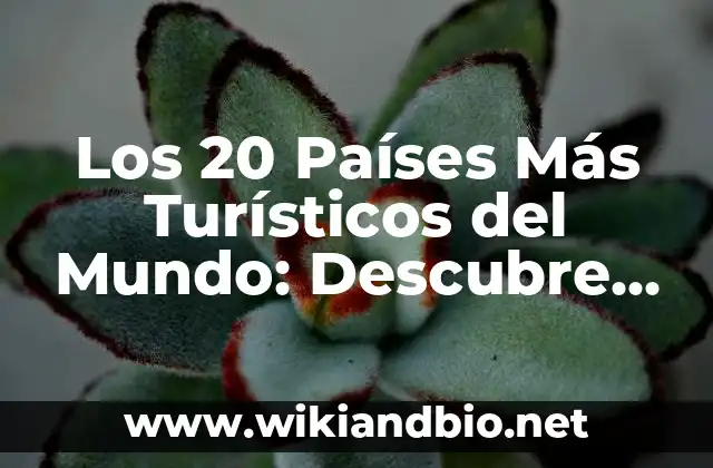 Qué Hace que un País Sea Turístico