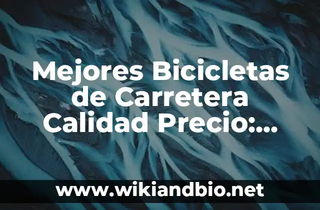 Mejores Bicicletas de Carretera Calidad Precio: Guía Completa