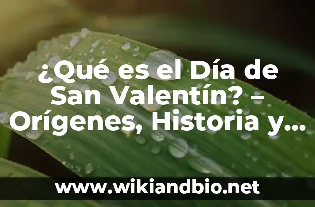 Orígenes del Día de San Valentín - La Historia detrás de la Celebración