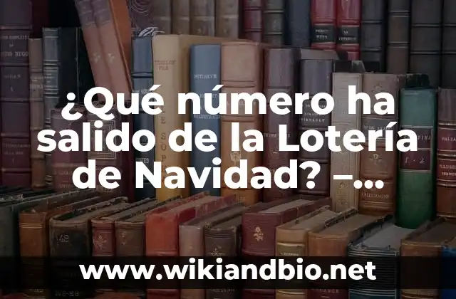 Historia de la Lotería de Navidad