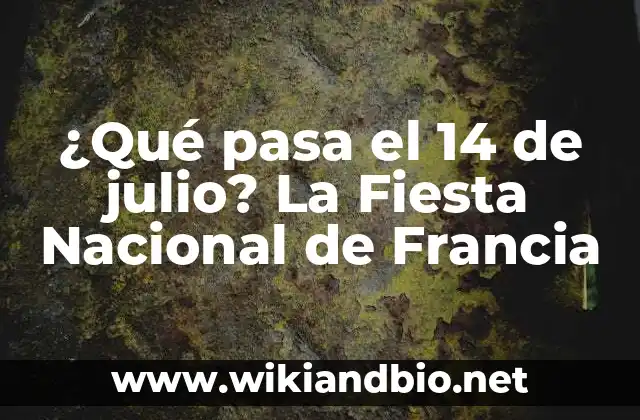 ¿Qué pasa el 14 de julio? La Fiesta Nacional de Francia