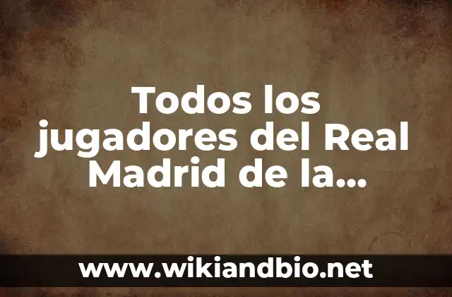 Los pioneros del Real Madrid: los jugadores de la fundación del club